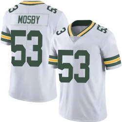 Green Bay Packers Men's Limited White Vapor Untouchable Jersey (53 Arron Mosby)