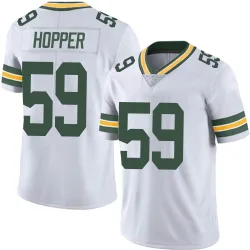 Green Bay Packers Men's Limited White Vapor Untouchable Jersey (59 Ty'Ron Hopper)