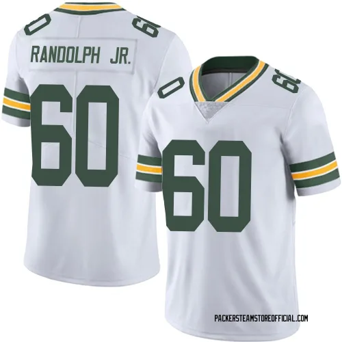 Green Bay Packers Men's Limited White Vapor Untouchable Jersey (60 Keith Randolph Jr.)