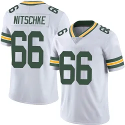 Green Bay Packers Men's Limited White Vapor Untouchable Jersey (66 Ray Nitschke)