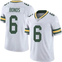 Green Bay Packers Men's Limited White Vapor Untouchable Jersey (6 Jadakis Bonds)