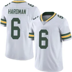 Green Bay Packers Men's Limited White Vapor Untouchable Jersey (6 Mecole Hardman)