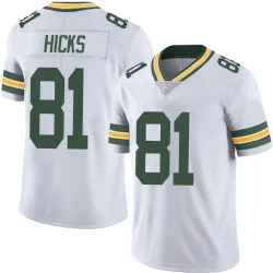 Green Bay Packers Men's Limited White Vapor Untouchable Jersey (81 Julian Hicks)