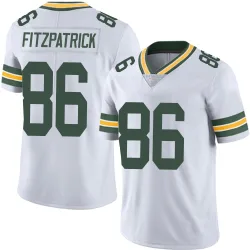 Green Bay Packers Men's Limited White Vapor Untouchable Jersey (86 John FitzPatrick)