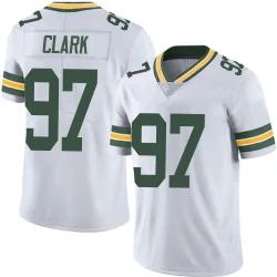 Green Bay Packers Men's Limited White Vapor Untouchable Jersey (97 Kenny Clark)