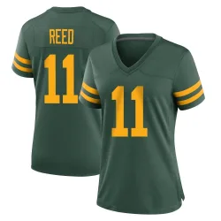Green Bay Packers Women's Game Green Alternate Jersey (11 Jayden Reed)