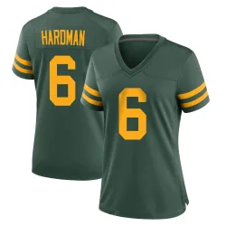 Green Bay Packers Women's Game Green Alternate Jersey (6 Mecole Hardman)