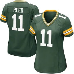 Green Bay Packers Women's Game Green Team Color Jersey (11 Jayden Reed)