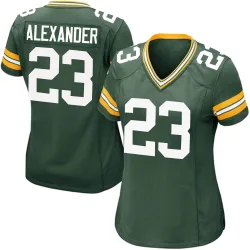 Green Bay Packers Women's Game Green Team Color Jersey (23 Jaire Alexander)