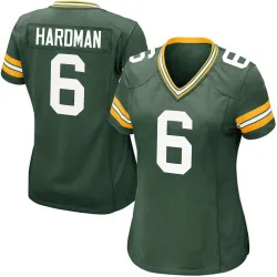 Green Bay Packers Women's Game Green Team Color Jersey (6 Mecole Hardman)