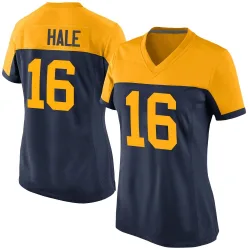Green Bay Packers Women's Game Navy Alternate Jersey (16 Alex Hale)