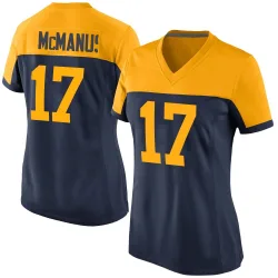 Green Bay Packers Women's Game Navy Alternate Jersey (17 Brandon McManus)