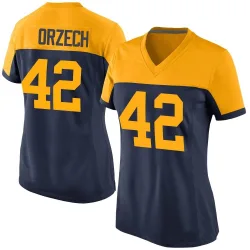 Green Bay Packers Women's Game Navy Alternate Jersey (42 Matt Orzech)