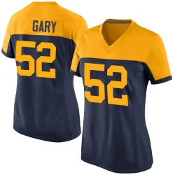 Green Bay Packers Women's Game Navy Alternate Jersey (52 Rashan Gary)