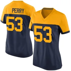 Green Bay Packers Women's Game Navy Alternate Jersey (53 Nick Perry)
