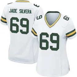 Green Bay Packers Women's Game White Jersey (69 Nesta Jade Silvera)