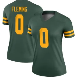 Green Bay Packers Women's Legend Green Alternate Jersey (0 Julian Fleming)