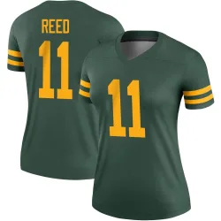 Green Bay Packers Women's Legend Green Alternate Jersey (11 Jayden Reed)