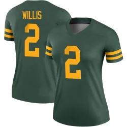 Green Bay Packers Women's Legend Green Alternate Jersey (2 Malik Willis)