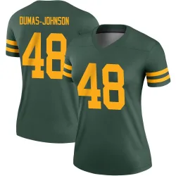 Green Bay Packers Women's Legend Green Alternate Jersey (48 Jamon Dumas-Johnson)