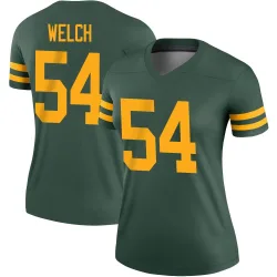 Green Bay Packers Women's Legend Green Alternate Jersey (54 Kristian Welch)