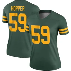 Green Bay Packers Women's Legend Green Alternate Jersey (59 Ty'Ron Hopper)