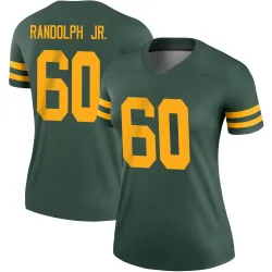 Green Bay Packers Women's Legend Green Alternate Jersey (60 Keith Randolph Jr.)