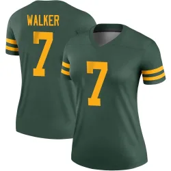 Green Bay Packers Women's Legend Green Alternate Jersey (7 Quay Walker)
