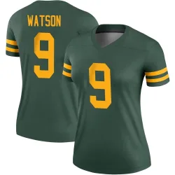 Green Bay Packers Women's Legend Green Alternate Jersey (9 Christian Watson)