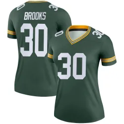 Green Bay Packers Women's Legend Green Jersey (30 Chris Brooks)