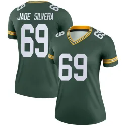 Green Bay Packers Women's Legend Green Jersey (69 Nesta Jade Silvera)