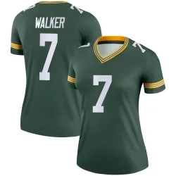 Green Bay Packers Women's Legend Green Jersey (7 Quay Walker)