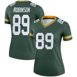 Green Bay Packers Women's Legend Green Jersey (89 Dave Robinson)