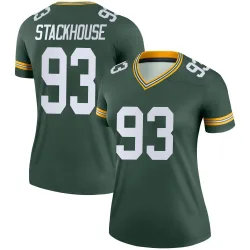 Green Bay Packers Women's Legend Green Jersey (93 Nazir Stackhouse)
