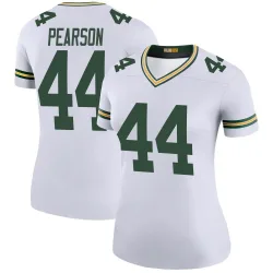 Green Bay Packers Women's Legend White Color Rush Jersey (44 Henry Pearson)