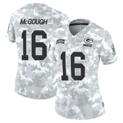 Green Bay Packers Women's Limited Arctic Camo 2024 Salute to Service Jersey (16 Alex McGough)