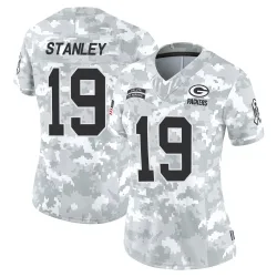 Green Bay Packers Women's Limited Arctic Camo 2024 Salute to Service Jersey (19 Dimitri Stanley)