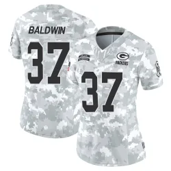Green Bay Packers Women's Limited Arctic Camo 2024 Salute to Service Jersey (37 Johnathan Baldwin)
