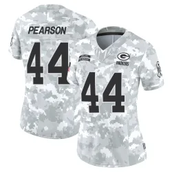 Green Bay Packers Women's Limited Arctic Camo 2024 Salute to Service Jersey (44 Henry Pearson)