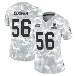 Green Bay Packers Women's Limited Arctic Camo 2024 Salute to Service Jersey (56 Edgerrin Cooper)