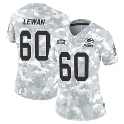 Green Bay Packers Women's Limited Arctic Camo 2024 Salute to Service Jersey (60 Jason Lewan)