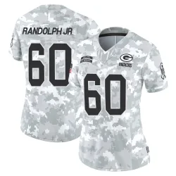 Green Bay Packers Women's Limited Arctic Camo 2024 Salute to Service Jersey (60 Keith Randolph Jr.)