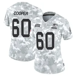 Green Bay Packers Women's Limited Arctic Camo 2024 Salute to Service Jersey (60 Tyler Cooper)