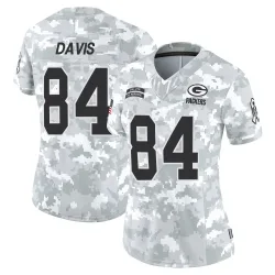 Green Bay Packers Women's Limited Arctic Camo 2024 Salute to Service Jersey (84 Tyler Davis)