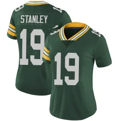 Green Bay Packers Women's Limited Green Team Color Vapor Untouchable Jersey (19 Dimitri Stanley)