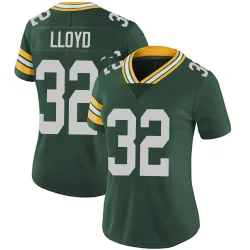 Green Bay Packers Women's Limited Green Team Color Vapor Untouchable Jersey (32 MarShawn Lloyd)