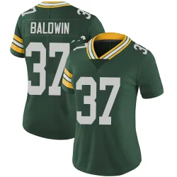 Green Bay Packers Women's Limited Green Team Color Vapor Untouchable Jersey (37 Johnathan Baldwin)