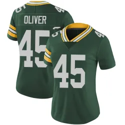 Green Bay Packers Women's Limited Green Team Color Vapor Untouchable Jersey (45 Collin Oliver)
