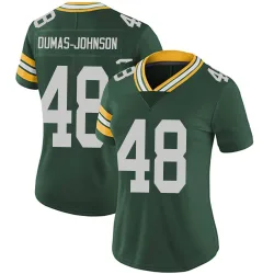 Green Bay Packers Women's Limited Green Team Color Vapor Untouchable Jersey (48 Jamon Dumas-Johnson)