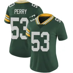 Green Bay Packers Women's Limited Green Team Color Vapor Untouchable Jersey (53 Nick Perry)